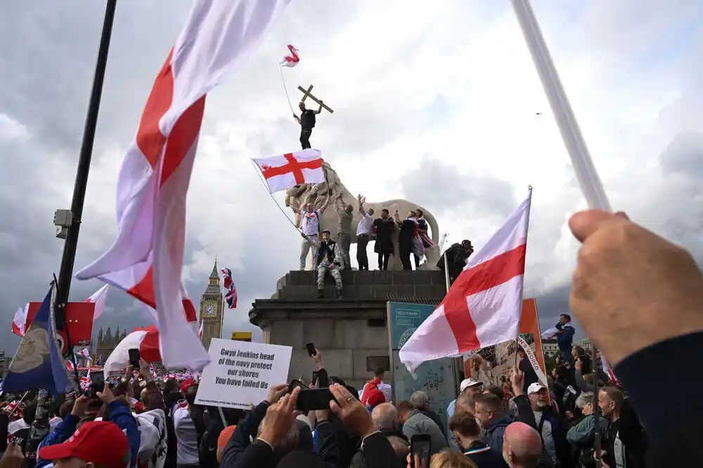 Ogranizator masovnog protesta u Londonu tvrdi: Okupili smo milione patriota