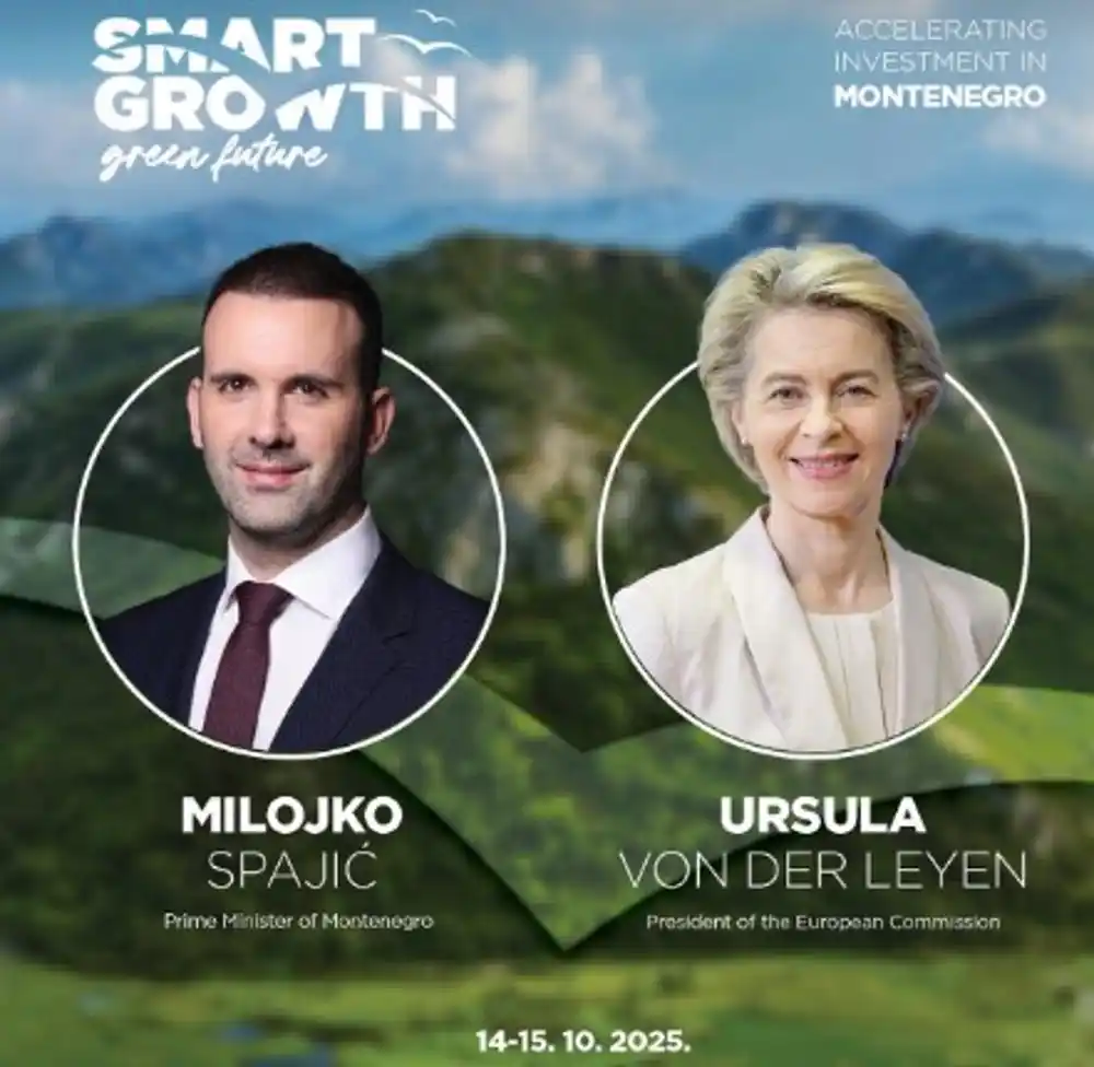 Spajić sa Fon der Lajen 14. oktobra otvara Investicionu konferenciju na Luštici