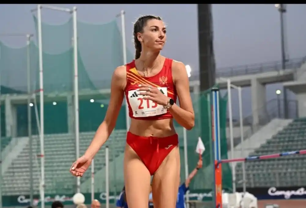 Vuković stala na visini od 193 centimetra, zauzela 12. mjesto u finalu