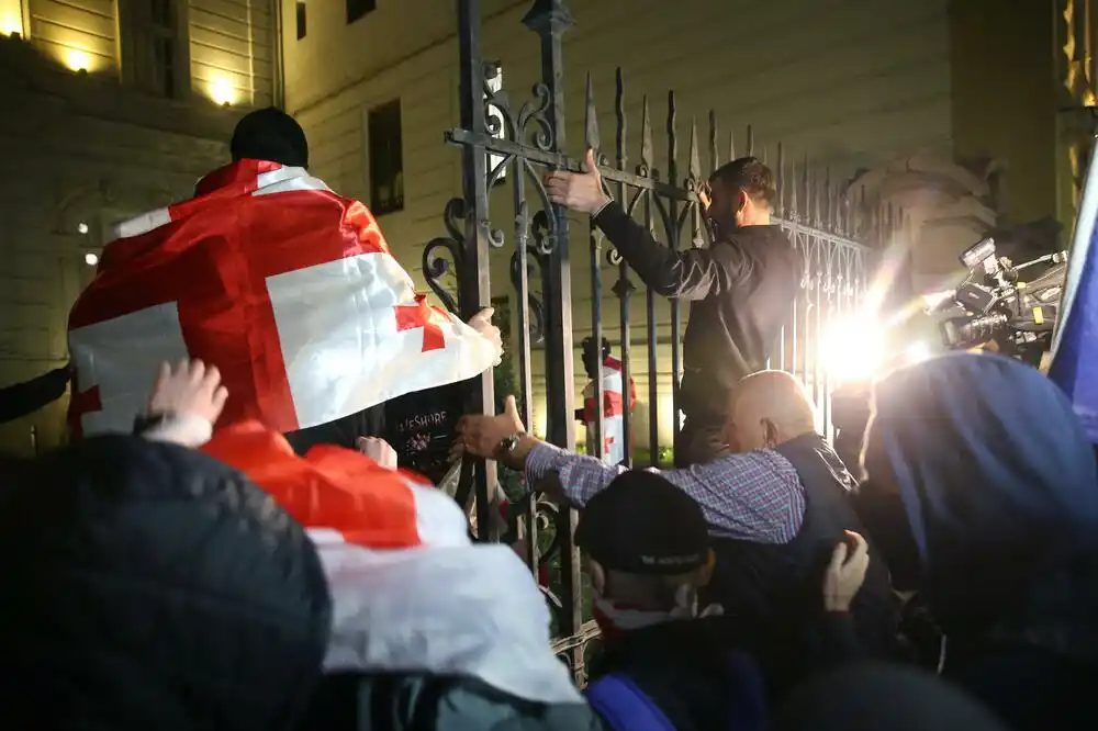 Gruzijska policija sukobila se sa demonstrantima, vladajuća partija tvrdi da je pobijedila na lokalnim izborima
