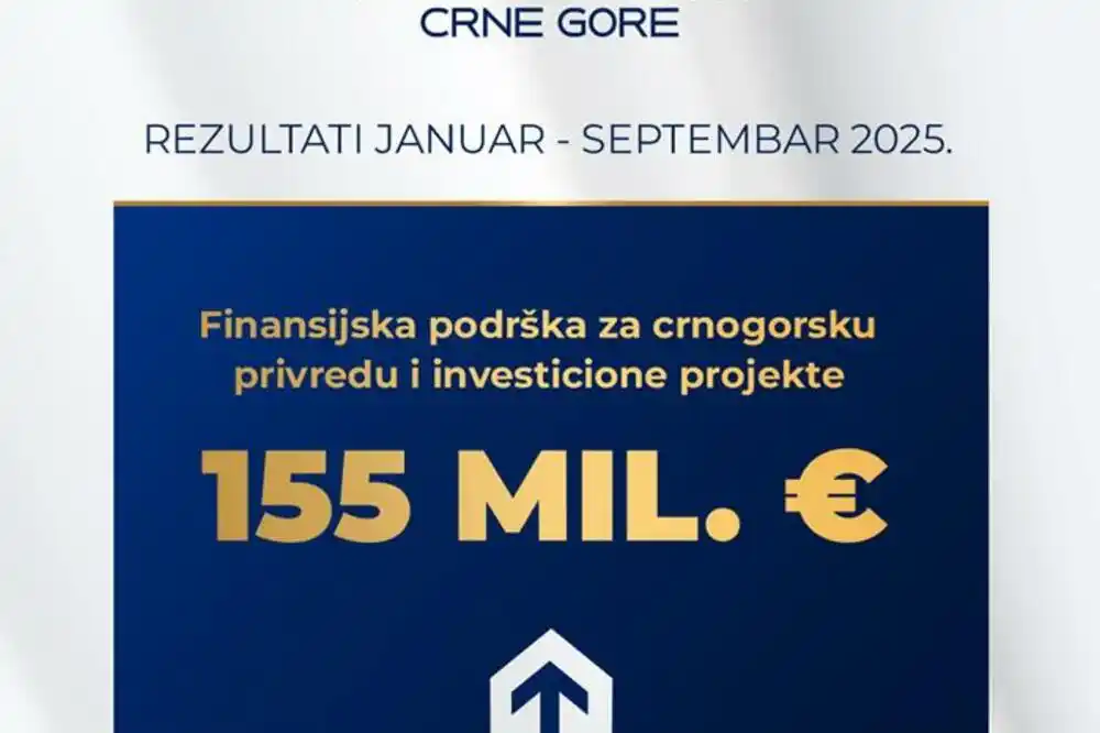 RBCG: Crnogorska privreda i investicioni projekti podržani sa 155 miliona eura