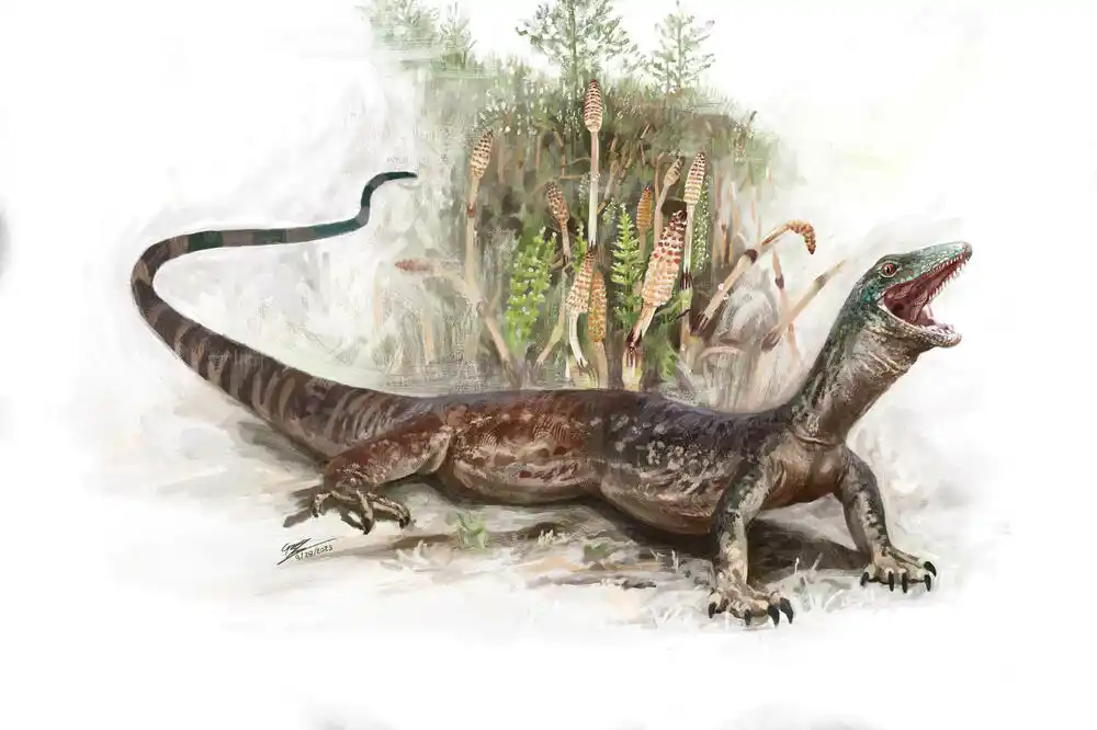 Zagonetni reptil iz doba jure izgleda kao mješavina zmije i guštera