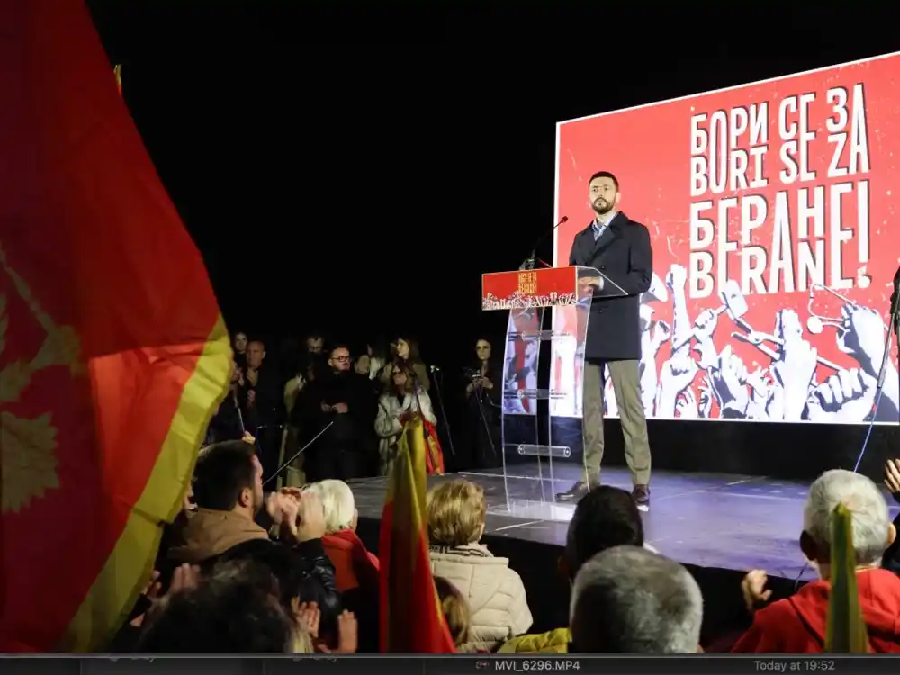 Živković u Beranama: Crna Gora nije na prodaju, odbranićemo dostojanstvo države