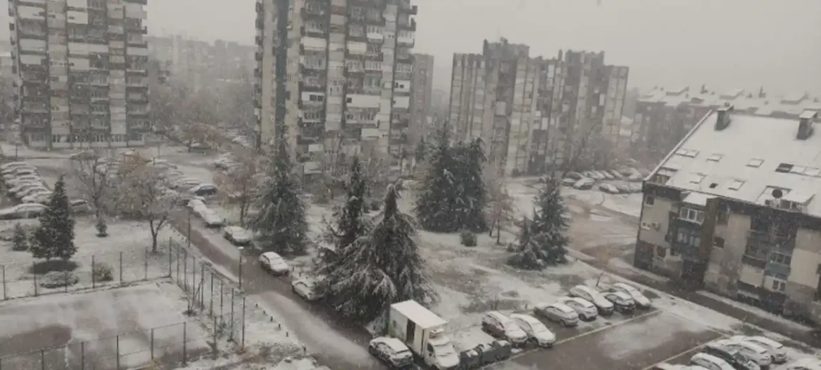 Prve pahulje ove jeseni u Nikšiću