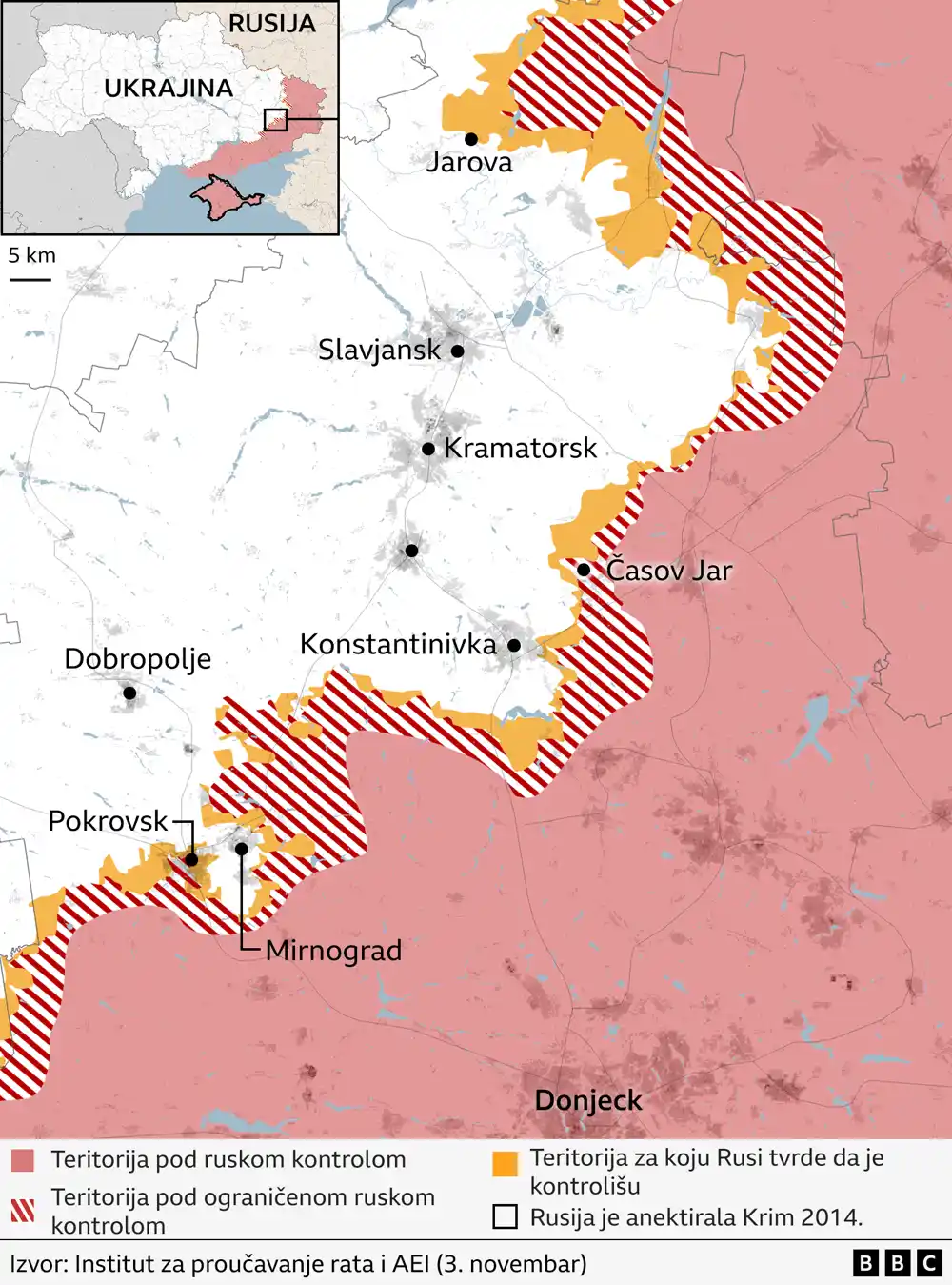Magla pomaže Rusima da prodru dublje u ključni ukrajinski grad Pokrovsk