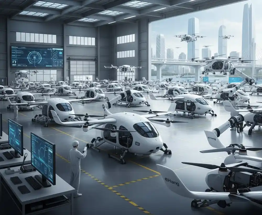 U Kini počela masovna proizvodnja letećih taksija