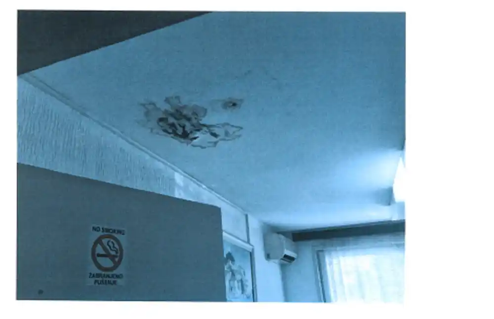 Zbog urušavanja plafona zatvorene prostorije policije u Tivtu