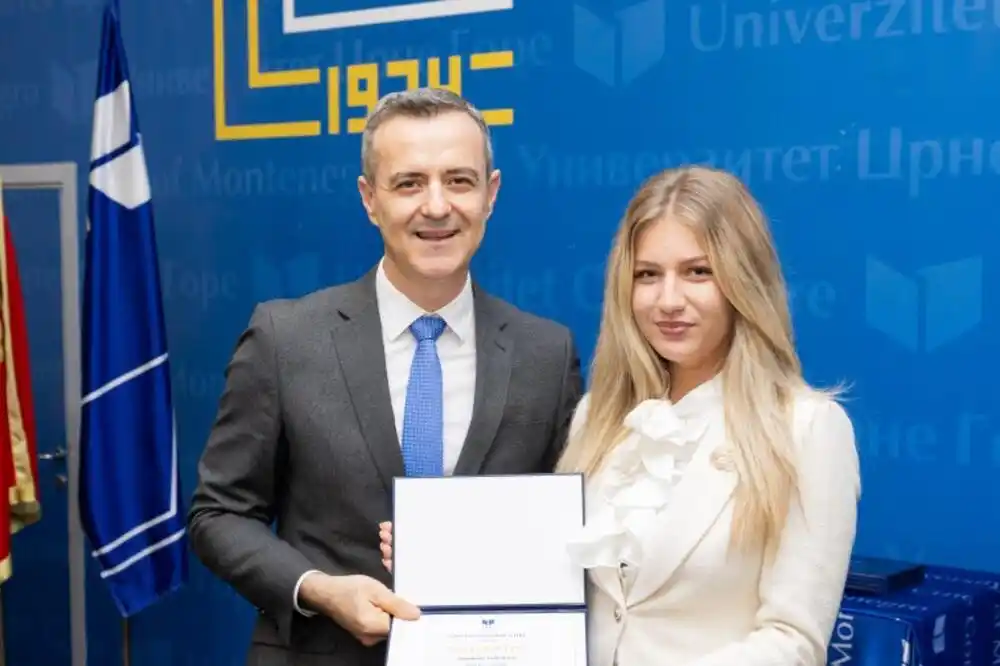 Anastasija Dobrilović je najbolja studentkinja FPN-a: Posebno mi je značilo kada profesori ukažu na greške