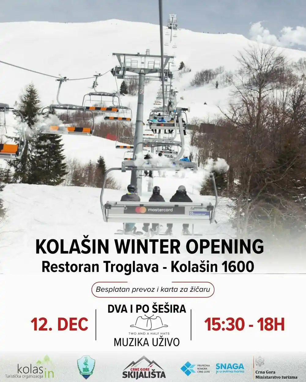 Ni snijega, ni žičare: Zimska turistička sezona zvanično otvorena na državnom skijalištu Kolašin 1600