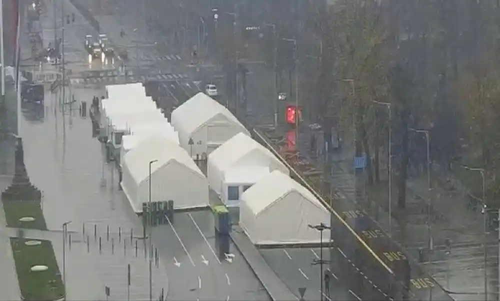 Sjutra uveče počinje uklanjanje šatora ispred Skupštine Republike Srbije: Ulice se otvaraju za saobraćaj