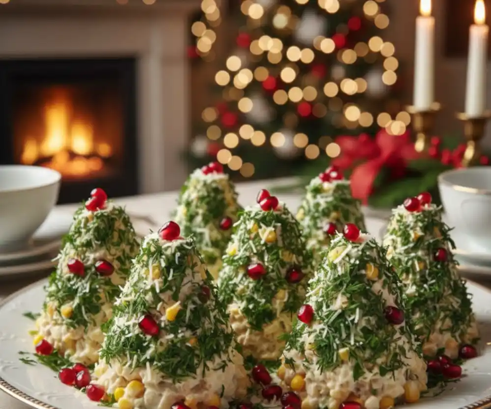 Jelkice od pileće salate sa narom i kukuruzom