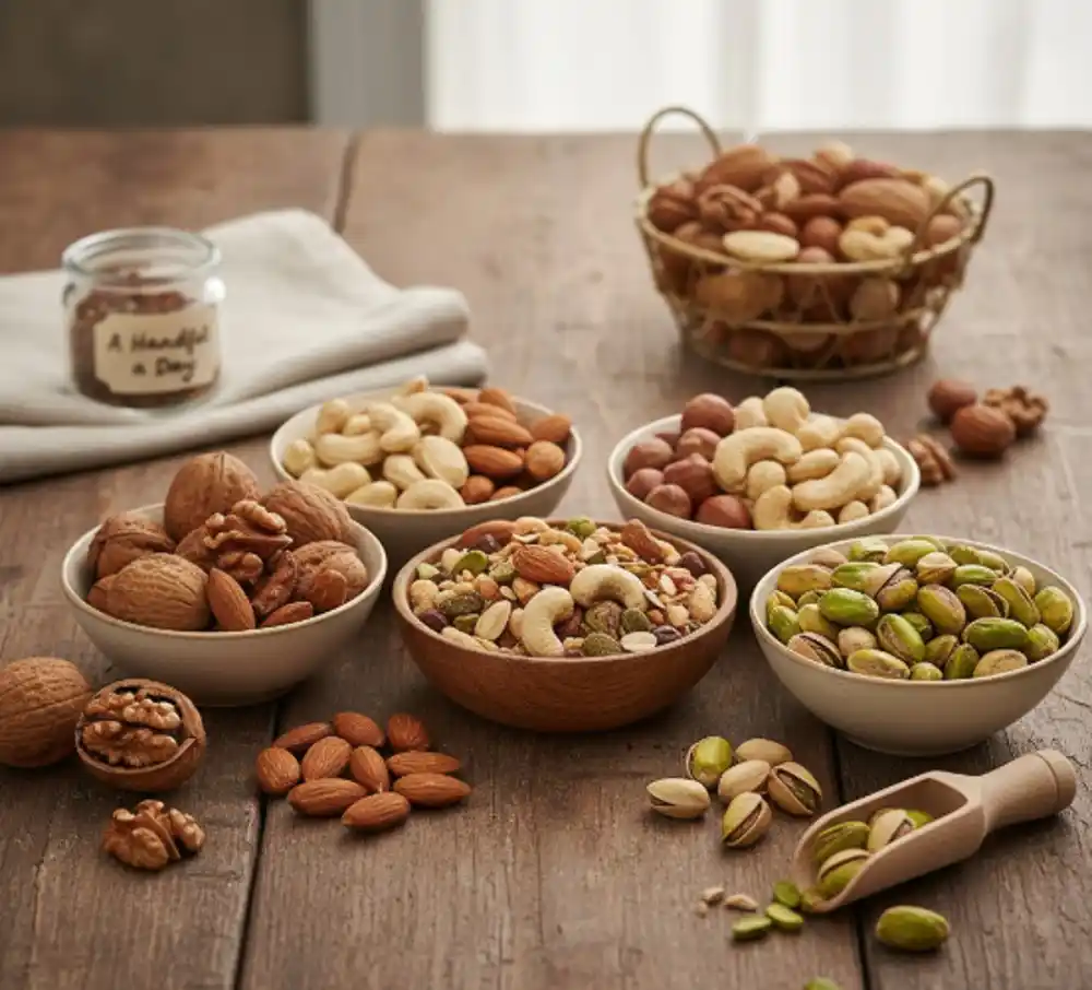 Koliko je zdravo pojesti šaku orašastih plodova dnevno