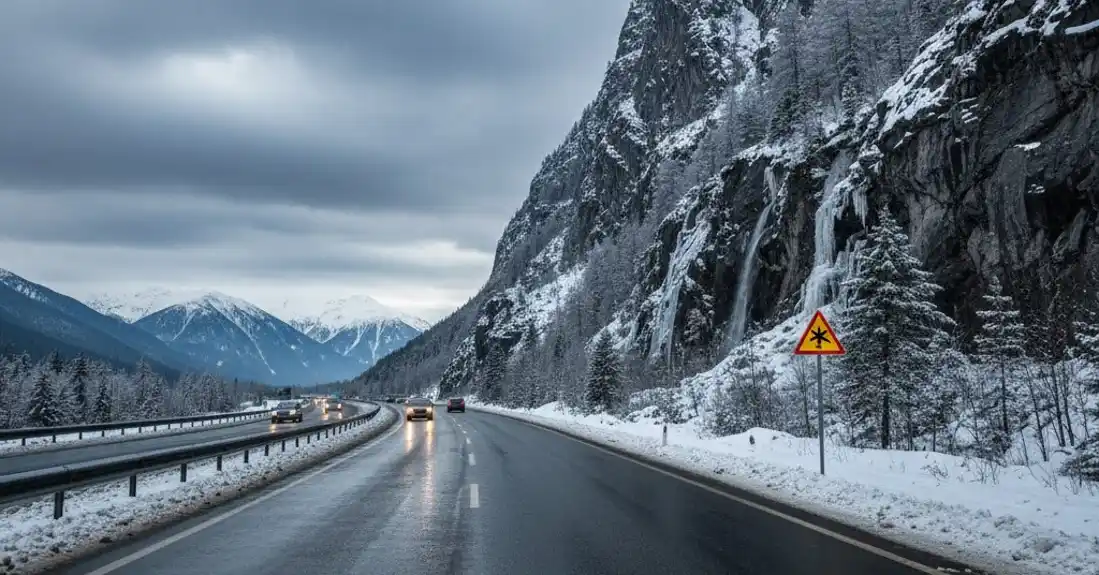 Oprezno zbog mokrih i klizavih puteva