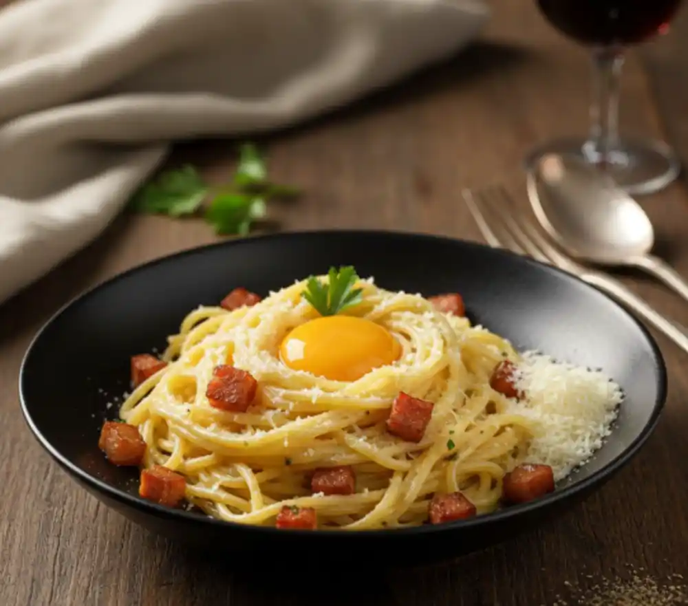 Pasta karbonara na srpski način
