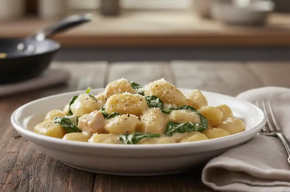 Recept za brzinkse njoke u kremastom sosu