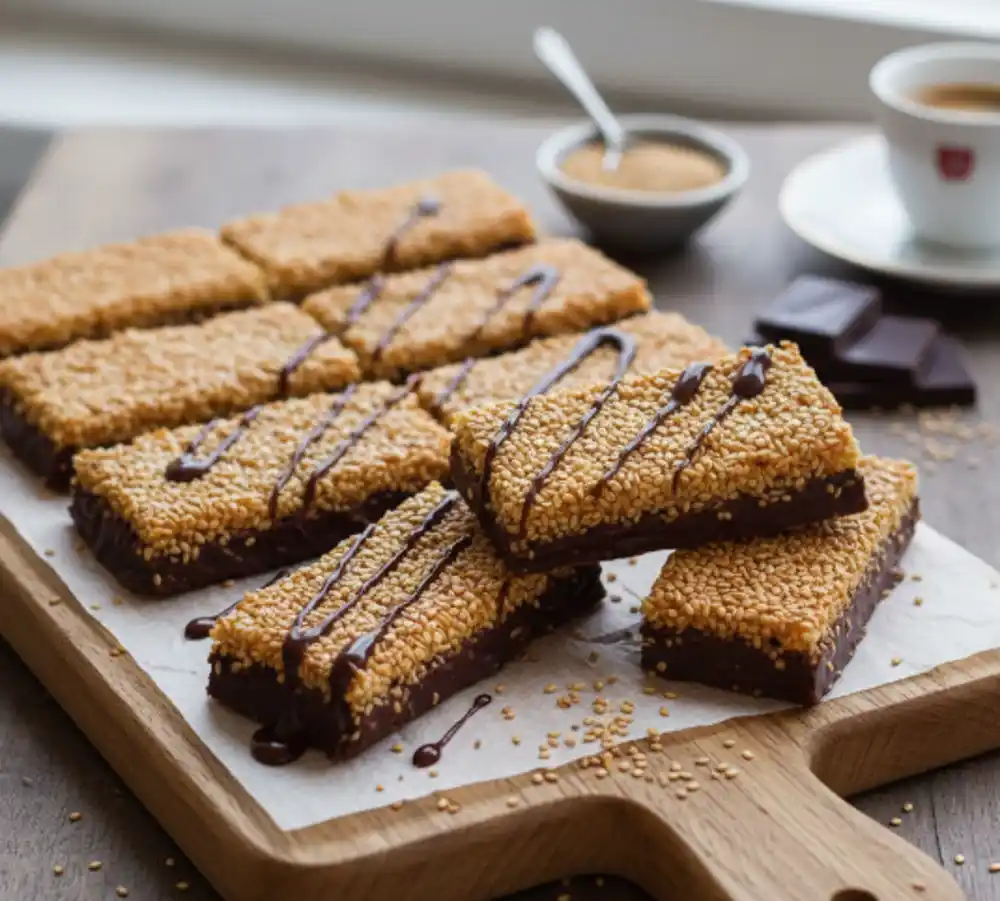 Štanglice sa susamom i čokoladom