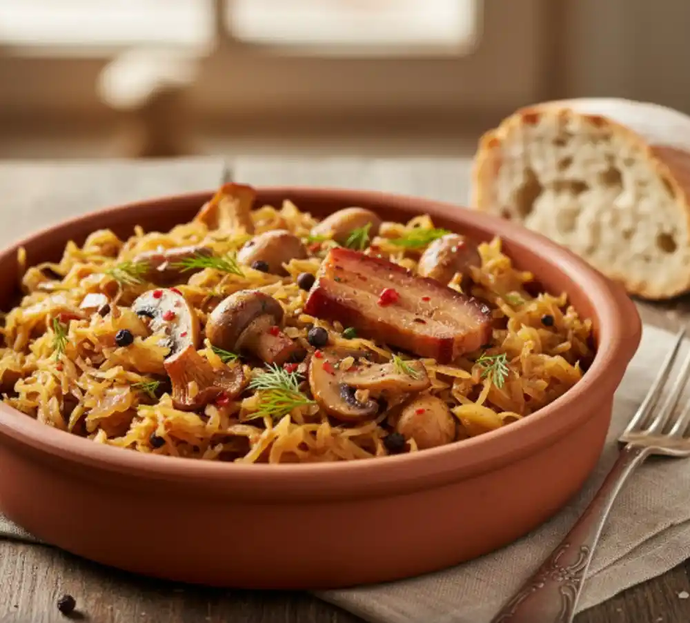 Začinjeni podvarak sa pečurkama