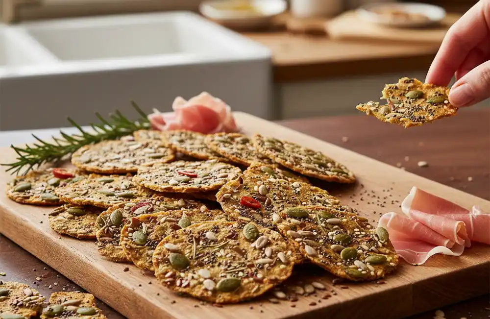 Zdravi krekeri od sjemnki bez glutena