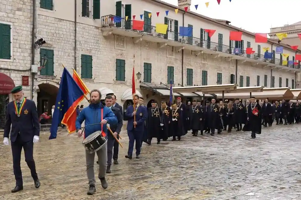 Centralna viteška svečanost Legatura Crna Gora održana u Kotoru