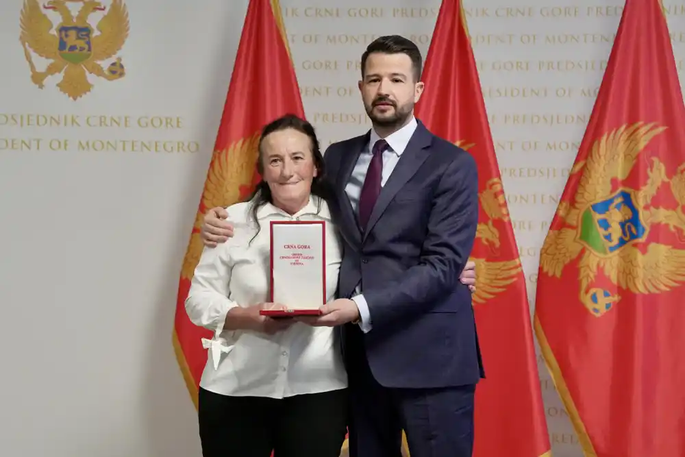 Milatović odlikovao Milevu Garu Jovanović za izuzetne zasluge u očuvanju Sinjajevine