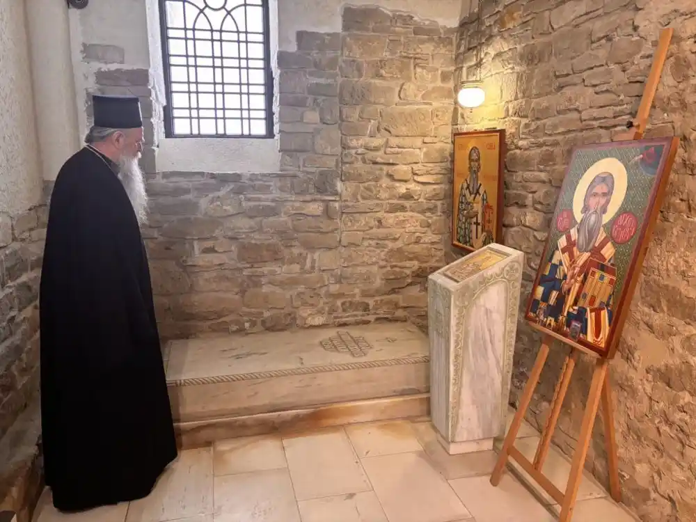 Mitropolit Joanikije u Bugarskoj posjetio grob Svetog Save gdje je prvobitno sahranjen