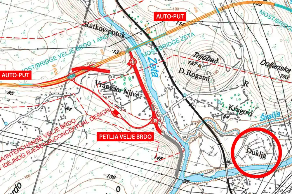 „Monteput“: Trasa auto-puta Smokovac – Tološi ne ugrožava arheološki lokalitet Duklja