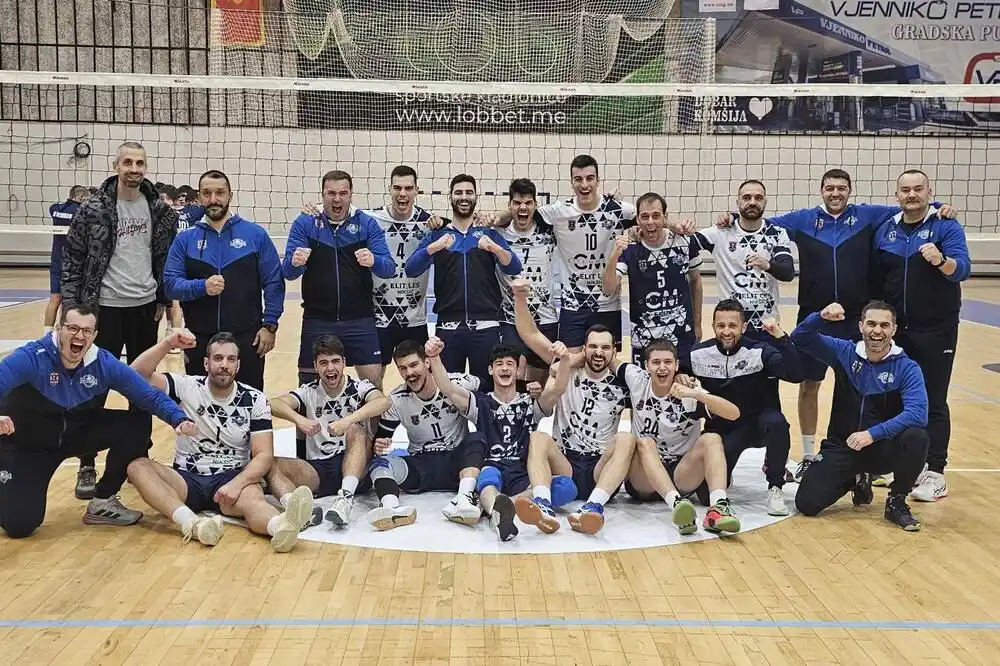 Odbojkaši Budućnosti i Jedinstva zakazali međusobno polufinale, Sutjeska na megdan šampionu