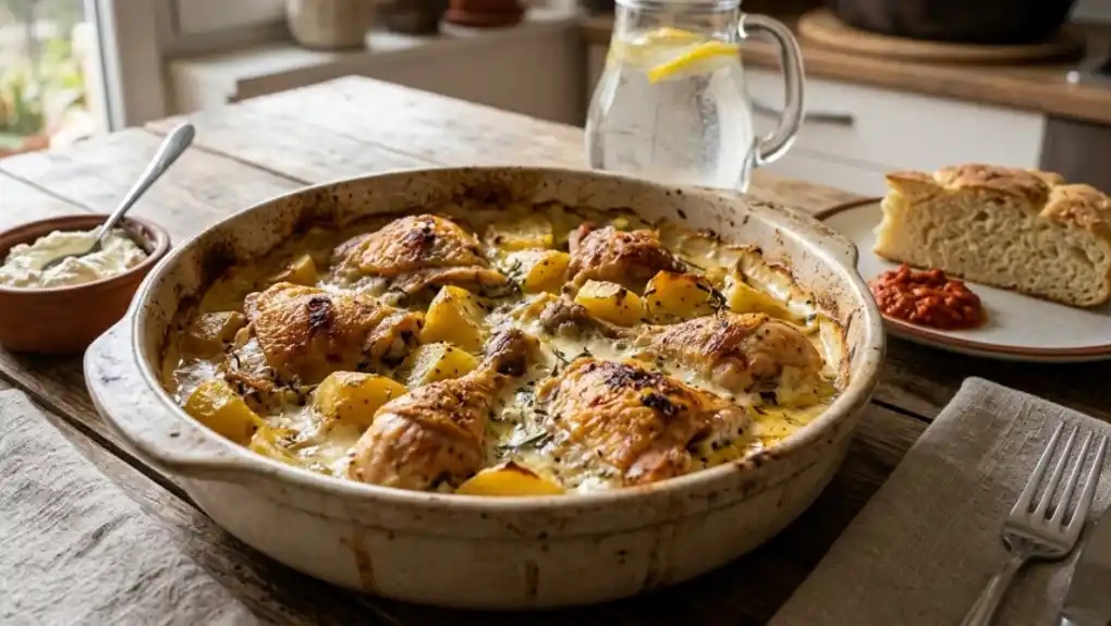 Piletina sa krompirom i pavlakom