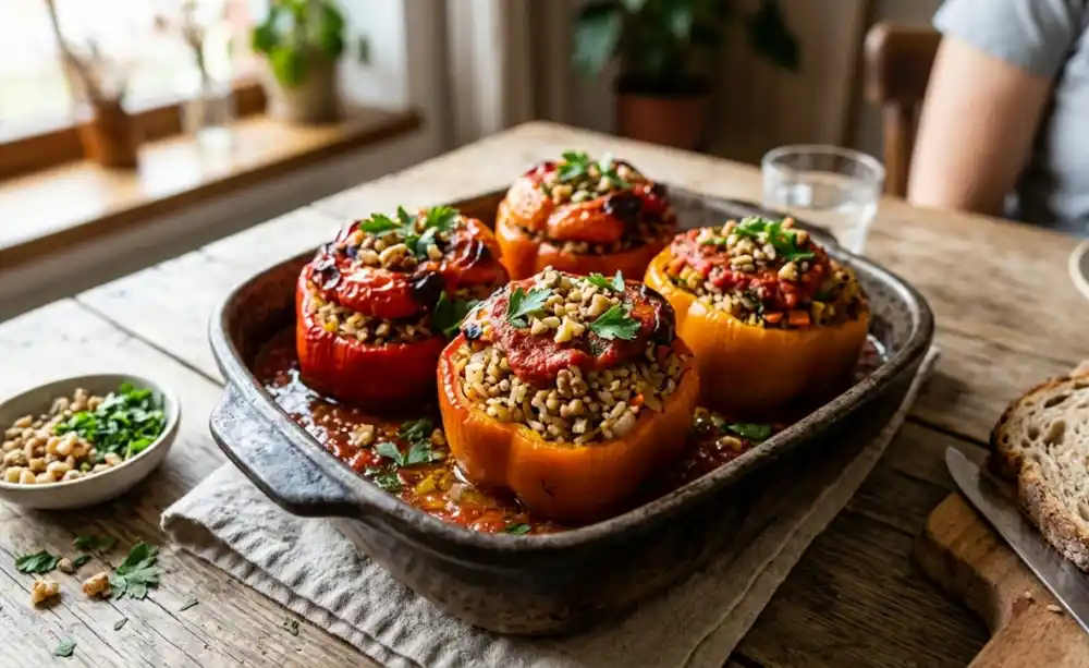 Posne punjene paprike sa orasima