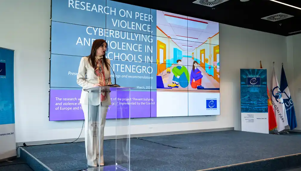 Predstavljeni rezultati istraživanja o vršnjačkom nasilju, nasilju na internetu i nasilju u školama u Crnoj Gori