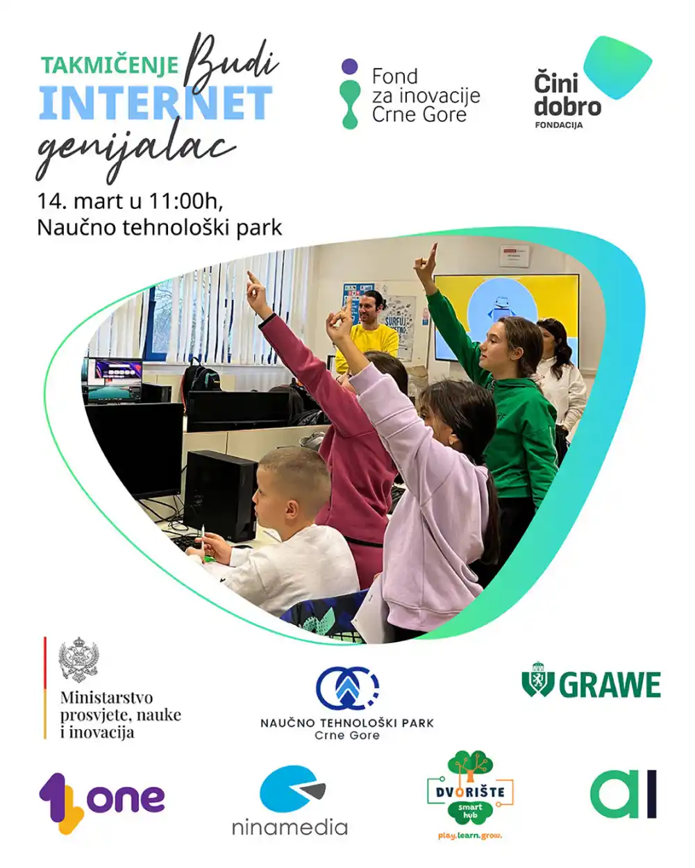 Takmičenje “Budi Internet Genijalac” 14. marta u Podgorici