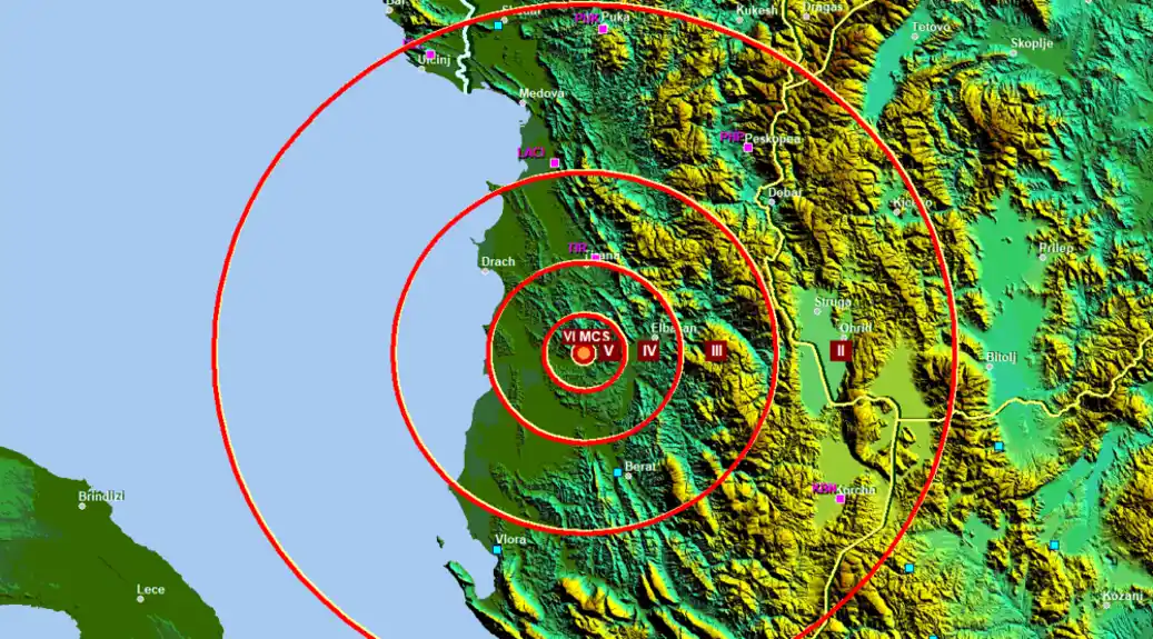 Zemljotres u Albaniji, osjetio se i u Crnoj Gori