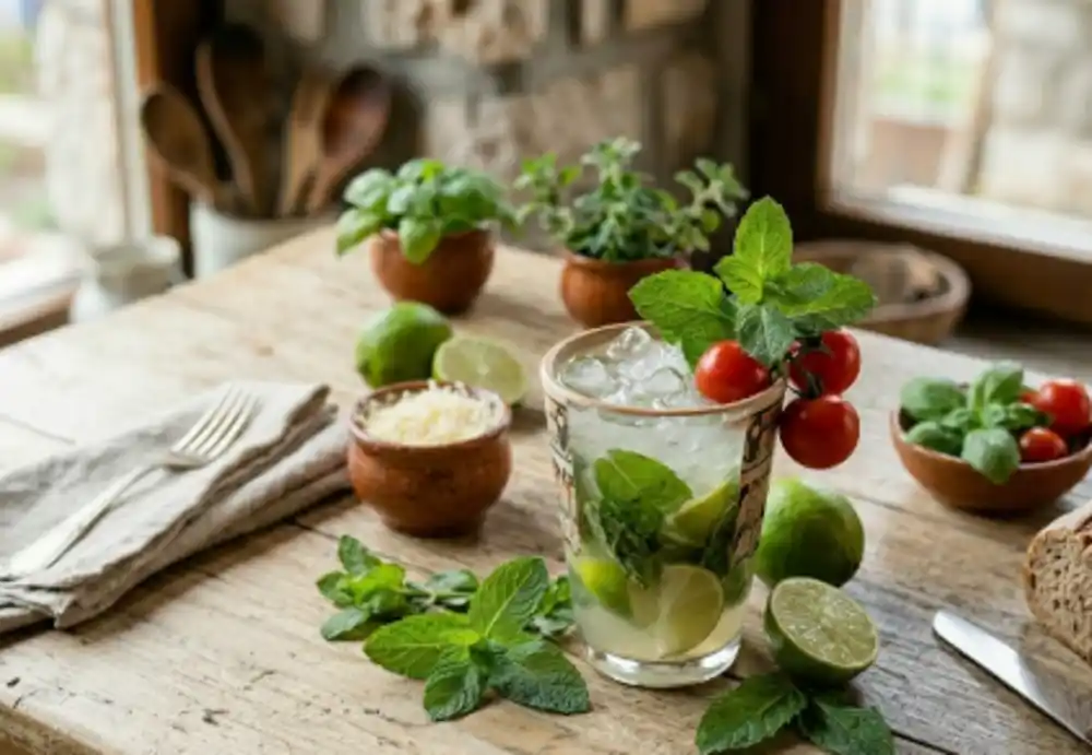 Bezalkoholni mohito koktel