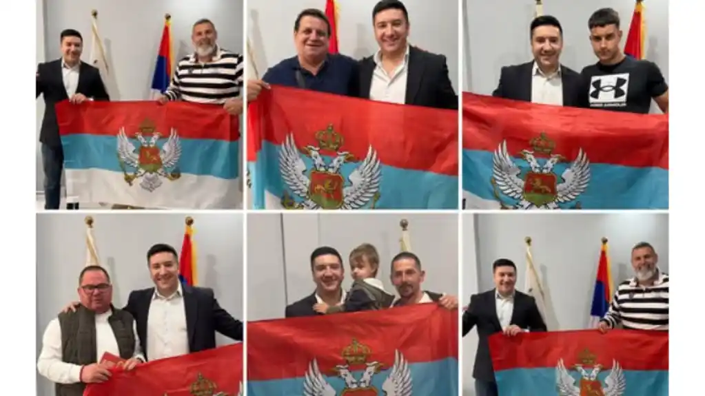 Dajković nastavio da dijeli trobojke građanima