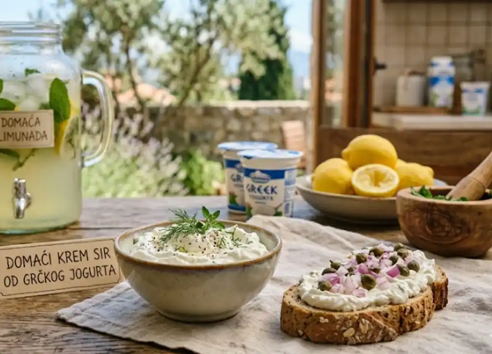 Domaći krem sir od grčkog jogurta: Jednostavan recept bez aditiva