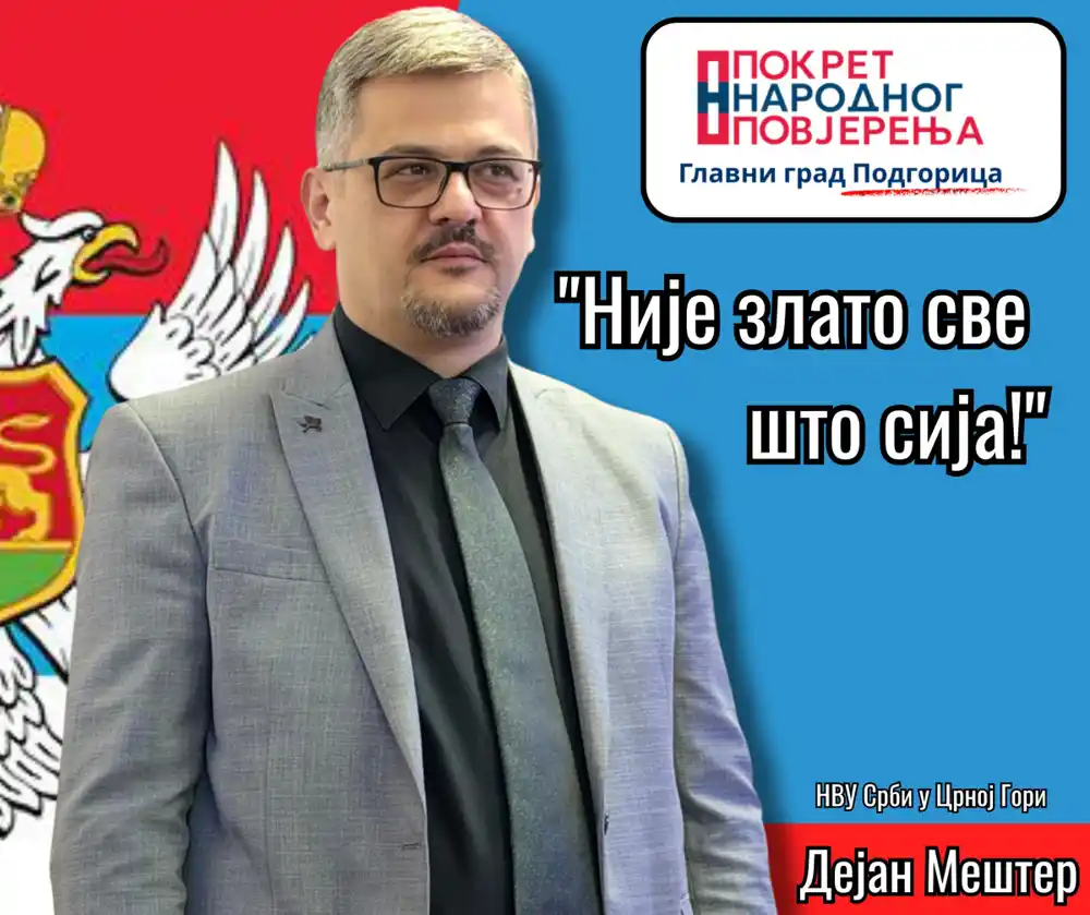 Mešter poručio: Stabilnost države moguća samo uz puno uvažavanje Srba u Crnoj Gori