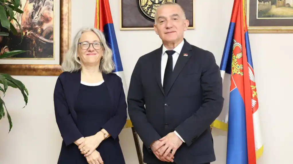 Ministar Vujić sa ambasadorkom Švajcarske o pravosudnim reformama