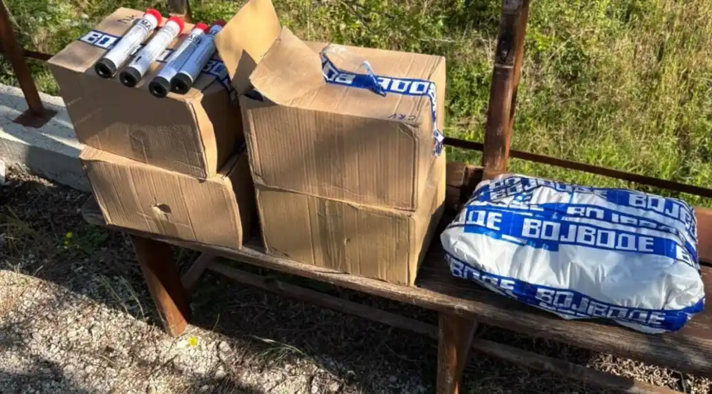 Na Grahovu juče zaplijenjenio 254 komada baklji