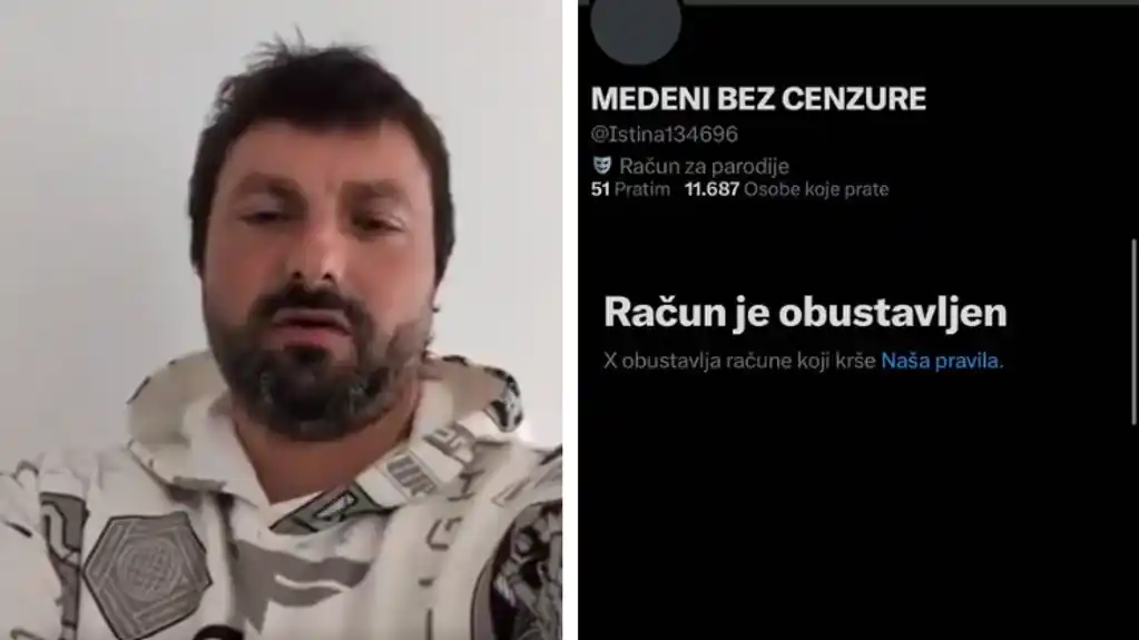 Ponovo suspendovan nalog na mreži X koji je objavljivao navodne snimke Medenice