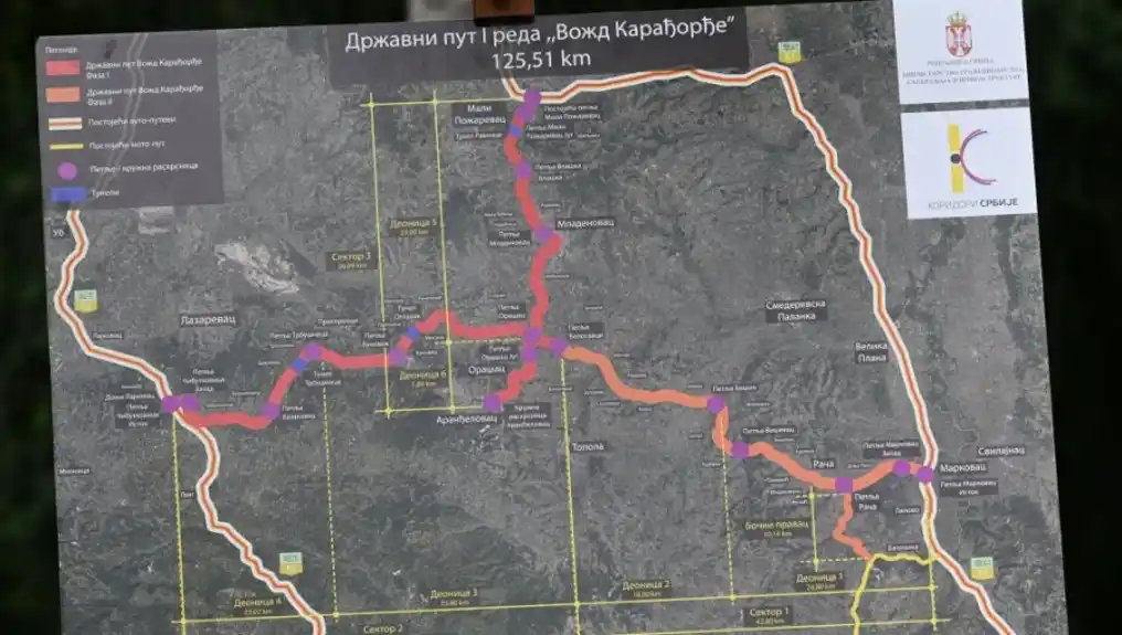 „Vožd Karađorđe“ povezaće srce Šumadije sa istokom Srbije: Poznata kompletna trasa nove brze saobraćajnice