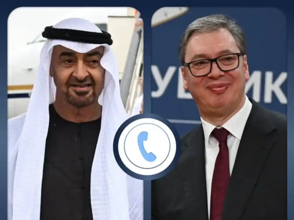 Vučić razgovarao sa Bin Zajedom: Srbija visoko cijeni iskreno prijateljstvo koje godinama gradimo sa UAE