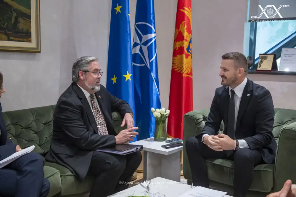 Dukaj primio u kurtoaznu posjetu otpravnika poslova Ambasade SAD u Crnoj Gori