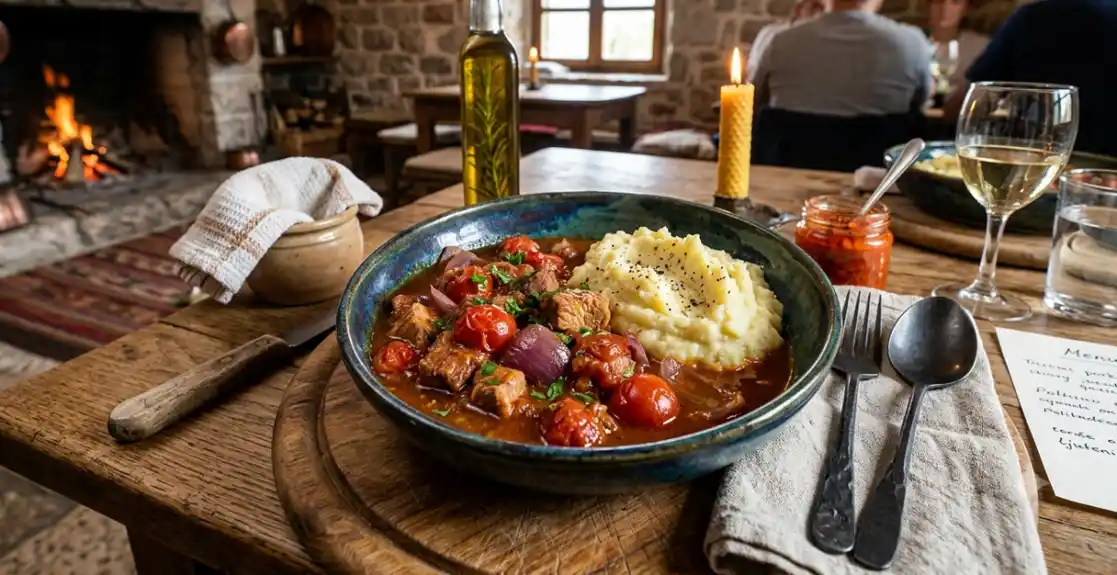 MIRIS KOJI VRAĆA U DJETINJSTVO: Tradicionalni svinjski gulaš sa paradajzom koji se krčka dok ne omekša dušu