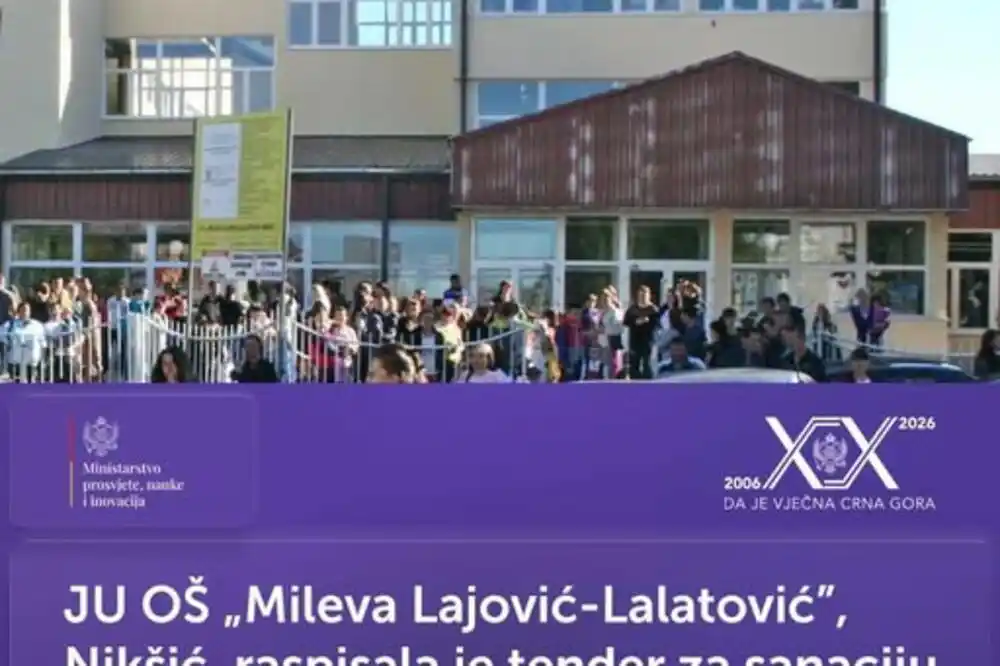 OŠ „Mileva Lajović Lalatović“ raspisala tender za sanaciju podova, zamjenu bravarije i uređenje enterijera