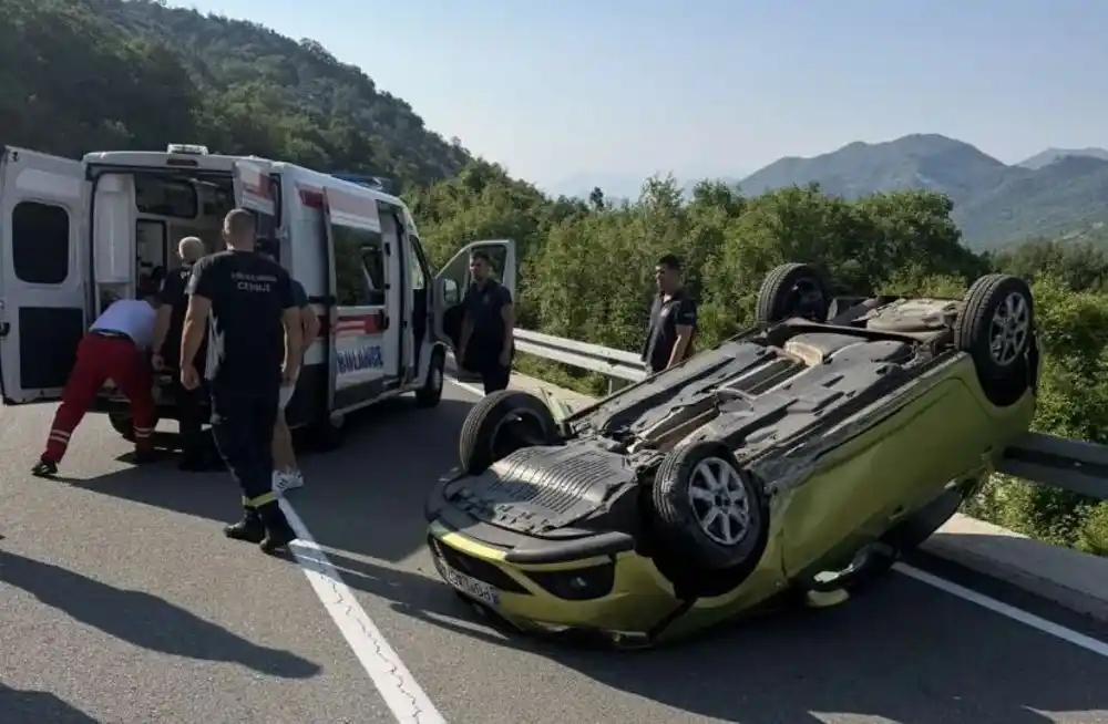 Udes na Cetinju, lakše povrijeđena jedna osoba