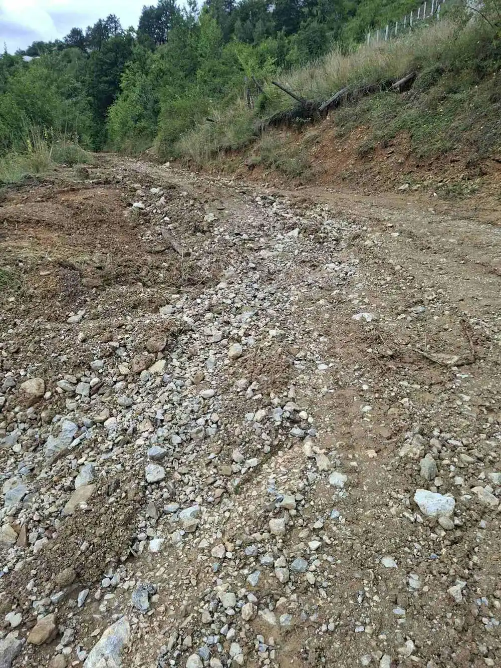 Bijelo Polje: Mještani Babića Brijega ukazali na katastrofalno stanje puta – žive nadomak grada, a gaze po blatu do kuća