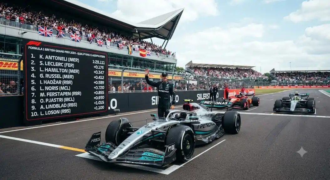 F1 na Silverstonu: Antoneli briljirao, poznat raspored startnih pozicija za današnju trku