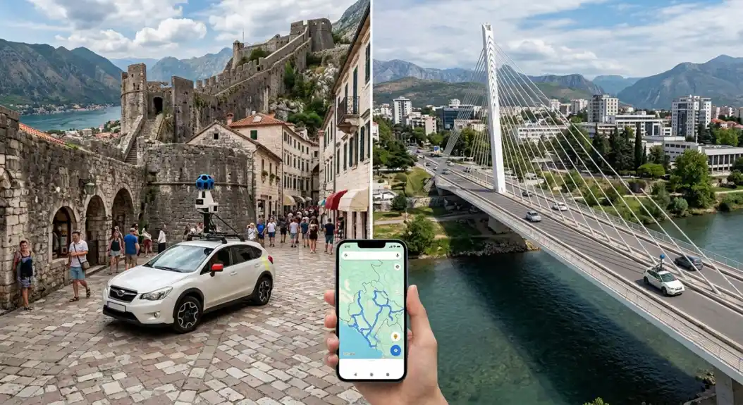 Google snimio više od 7.000 kilometara puteva i ulica u Crnoj Gori: Stigao novi Street View sadržaj