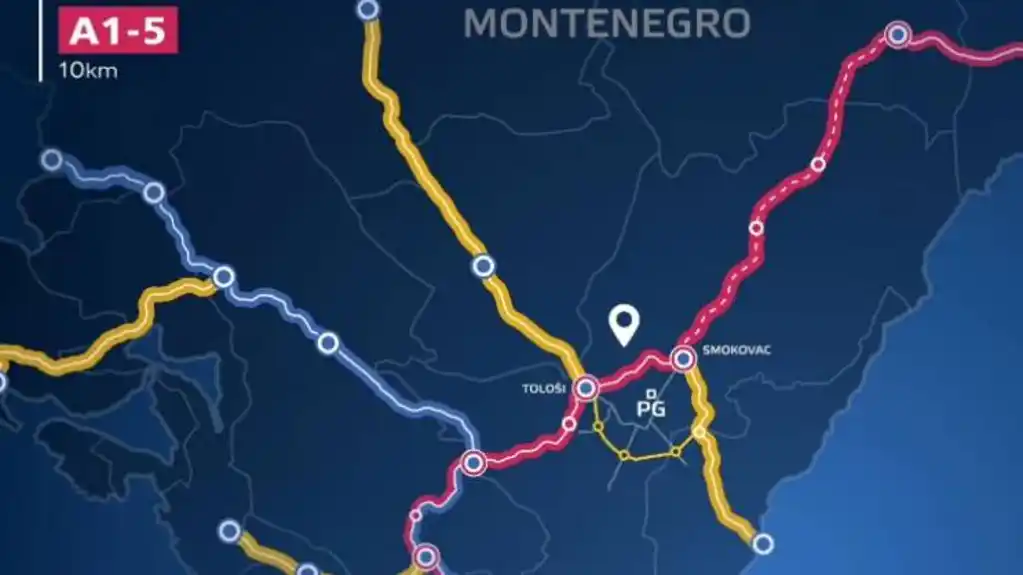 Monteput objavio tender za projektovanje i izgradnju dionice auto-puta Smokovac–Tološi