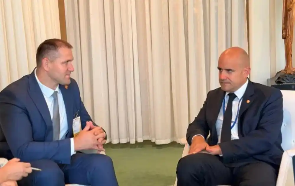 Šćepanović sa predsjednikom INTERPOL-a: Rezultati crnogorske policije prepoznati na međunarodnom nivou